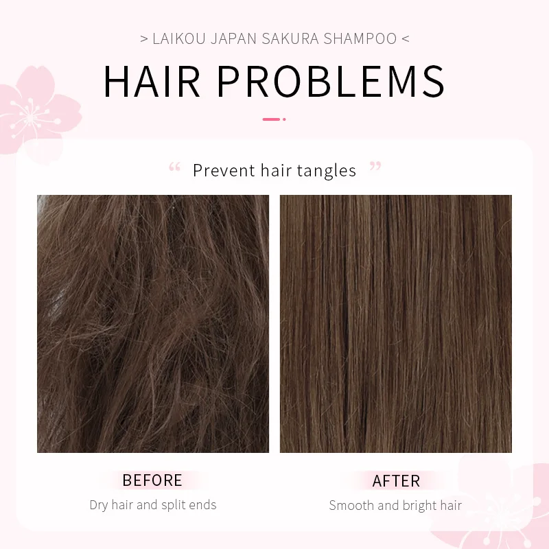 LAIKOU Japan Sakura  Shampoo R - Hair Care Korean Products review and price