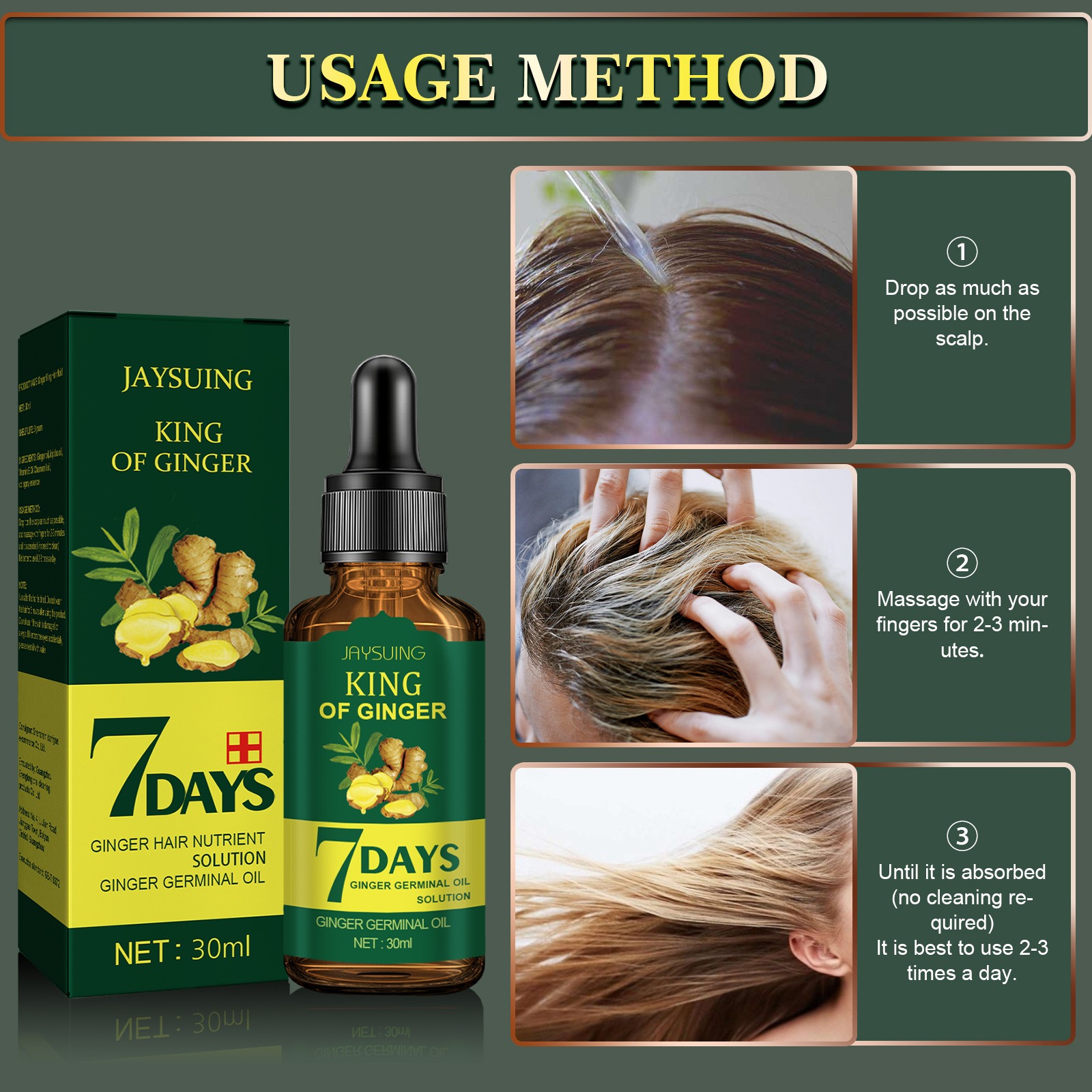 Ginger Hair Essence Anti Hair  - Hair Care Korean Products review and price